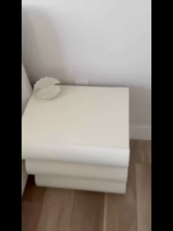 Minimalist Bedside Storage Cabinet with Three Drawers for The Bedroom
